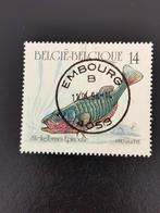 Belgique 1990 - pêche - épinoche - timbre du carnet, Enlèvement ou Envoi, Affranchi