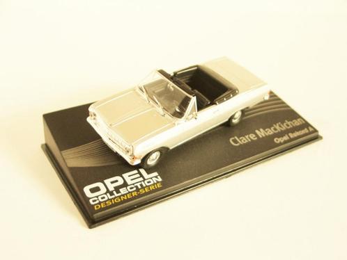 1/43 - M Atlas - Opel Rekord A Cabrio zilverkl., Hobby en Vrije tijd, Modelauto's | 1:43, Nieuw, Ophalen of Verzenden