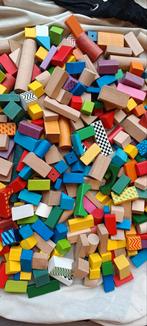 Lot houten bouwblokken, Kinderen en Baby's, Speelgoed | Bouwstenen, Ophalen