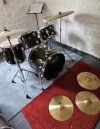 Kit complet MAPEX acoustique + cymbale PAISTE, Musique & Instruments, Batteries & Percussions, Enlèvement, Utilisé