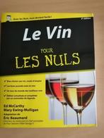 Le vin pour les nuls, Enlèvement ou Envoi, Comme neuf