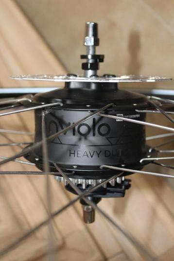 gemonteerde, nieuwe Enviolo heavy duty naaf op 28" wiel beschikbaar voor biedingen