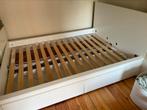 Lit + tiroirs ikea MALM 140x200, Huis en Inrichting, Slaapkamer | Boxsprings, Ophalen, Wit, Nieuw, 140 cm