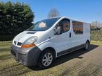 Renault Trafic 1.9dci Dubbel Cabine 6 Zit Gekeurd Carpass !, Auto's, Bestelwagens en Lichte vracht, Renault, Wit, Leder, Particulier