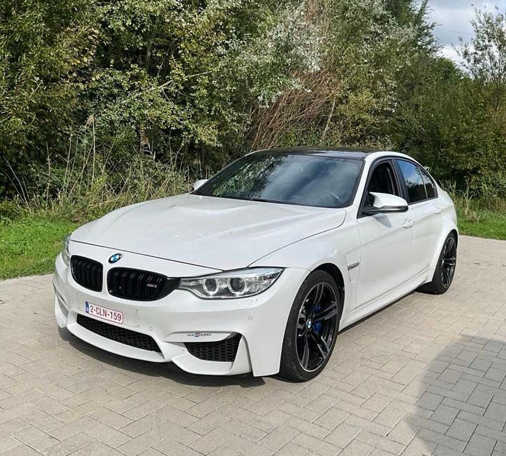 BMW M3 – 2017 – 175.000 km – Parelmoerwit – Handgeschakeld –, Auto's, BMW, Particulier, 3 Reeks, Benzine, Handgeschakeld, Ophalen
