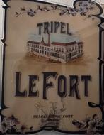 ✓TRIPEL LeFort ZELDZAAM LIGHT BOX - VERLICHT BORD, Ophalen, Zo goed als nieuw, Reclamebord