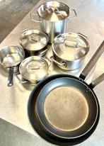 Kook potten of kook pannen inox ..120€ alles, Huis en Inrichting, Keuken | Potten en Pannen, Ophalen, Zo goed als nieuw, Inox