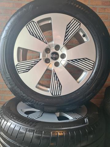 Ensemble de jantes Audi E-Tron 19 pouces 5x112 Bridgestone D disponible aux enchères