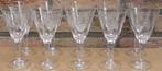 10 verres en cristal - Doyen - Belgique - 13,5 cm x 7 cm, Antiquités & Art, Enlèvement