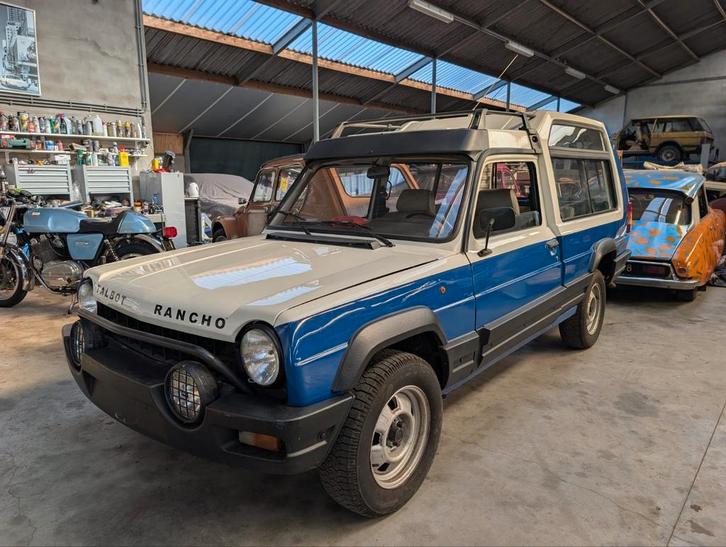 Talbot Matra Rancho 1980, Auto's, Oldtimers, Particulier, Overige merken, Benzine, Handgeschakeld, Blauw, Grijs, Kunstmatig leder