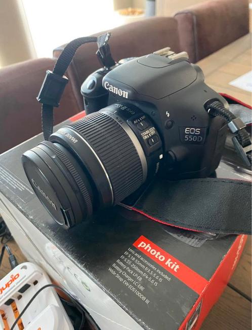 Cannon eos 550 d, Audio, Tv en Foto, Fotocamera's Digitaal, Zo goed als nieuw, Canon, Ophalen