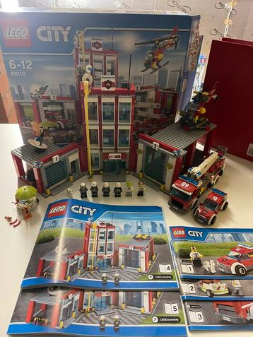 Lego 60110 brandweer kazerne 100% compleet disponible aux enchères