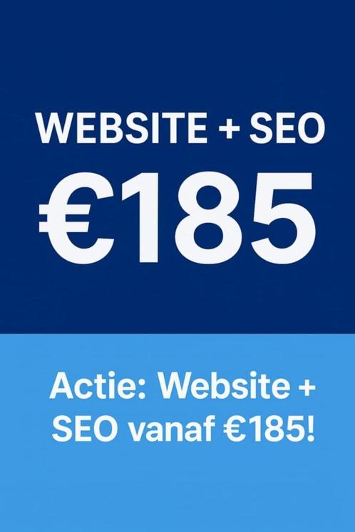 Website maken & ontwerpen met SEO vanaf €185, Vacatures, Vacatures | Zakelijke dienstverlening, Vanaf 10 jaar, Overige vormen