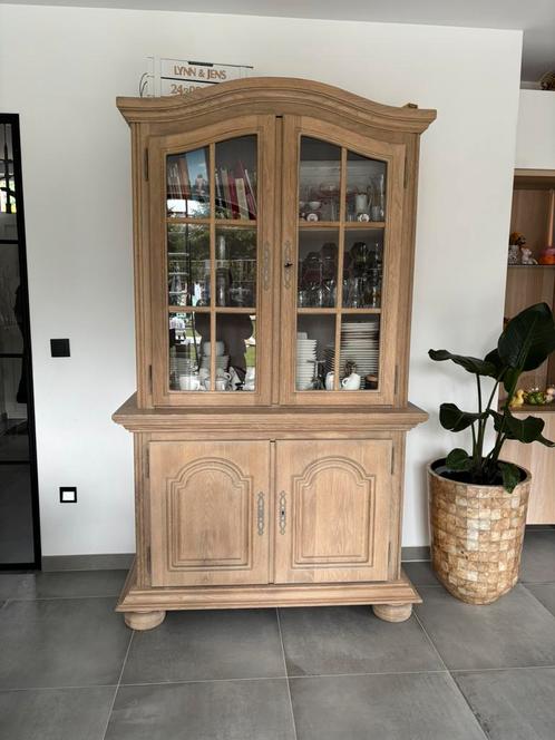 Vitrinekast, Huis en Inrichting, Kasten | Buffetkasten, Gebruikt, 200 cm of meer, 100 tot 150 cm, 25 tot 50 cm, Met deur(en), Met plank(en)