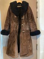 Suede Mantel, Kleding | Dames, Jassen | Winter, Ophalen of Verzenden, Gedragen, Maat 36 (S), Bruin