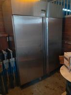Dubbele industriële Inox koelkast op wielen , amper gebruikt, Elektronische apparatuur, Koelkasten en IJskasten, Ophalen