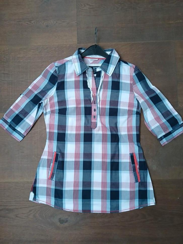 Chemisier femme Street One – Taille 38 – 100% coton, Kleding | Dames, Blouses en Tunieken, Zo goed als nieuw, Maat 38/40 (M), Blauw