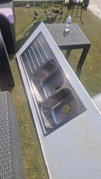 Spoelbak rvs, Huis en Inrichting, Keuken | Keukenelementen, Ophalen, Gebruikt
