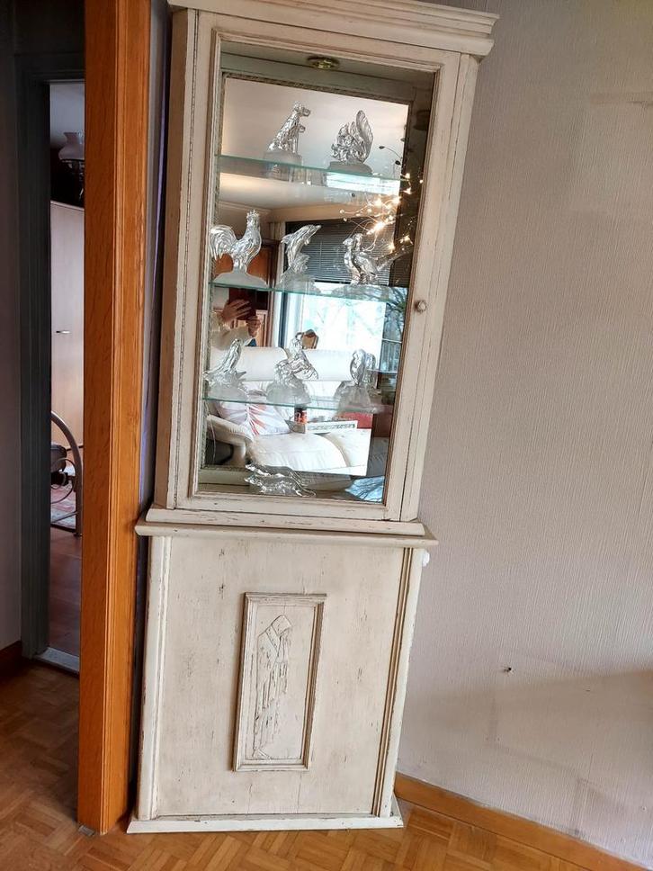 Armoire d'angle, Maison & Meubles, Armoires | Vitrines, Comme neuf, Enlèvement