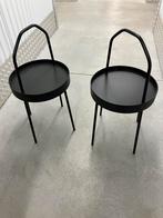 Deux tables ikea noires, Huis en Inrichting, Ophalen, Zo goed als nieuw, Moderne