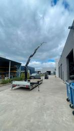 Hulco Aanhangwagen met Hydraulische Hijskraan, Auto diversen, Aanhangers en Bagagewagens, Ophalen