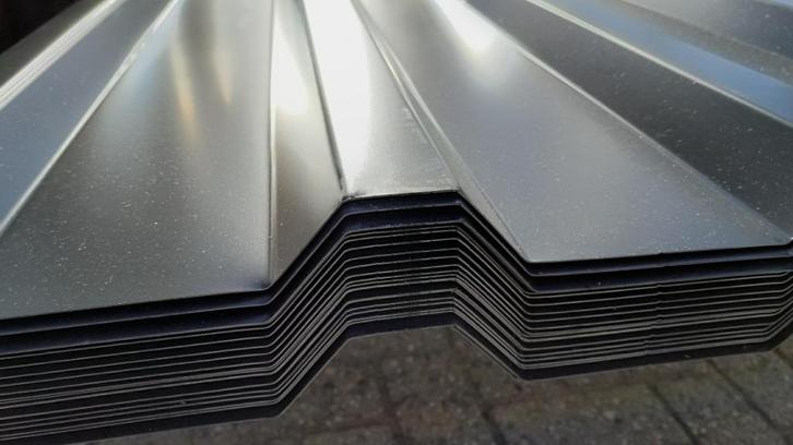 Damwand Dakplaat Antraciet 3 en 4 meter Dakpanplaat 2,5 mtr, Doe-het-zelf en Bouw, Dakpannen en Dakbedekking, Nieuw, Dakplaat of Dakpanplaat