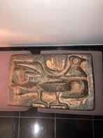 Brons reliëf kunstwerk, Antiek en Kunst, Ophalen of Verzenden, Brons