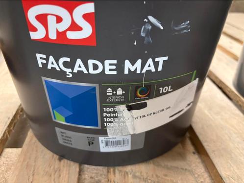 SPS lichtgrijze muurverf voor buiten 10liter, Hobby en Vrije tijd, Schilderen, Nieuw, Acrylverf, Ophalen