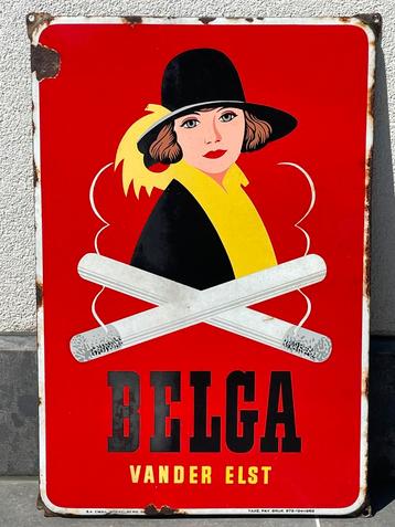 Belga reclambord beschikbaar voor biedingen