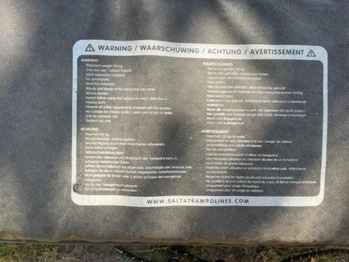trampoline, Kinderen en Baby's, Speelgoed | Buiten | Trampolines, Gebruikt, Ophalen