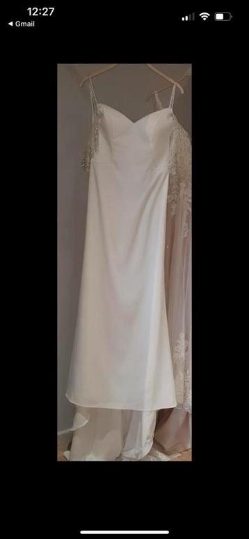 Trouwkleed nieuw met label, Enlèvement, Neuf, Blanc, Robe de mariée