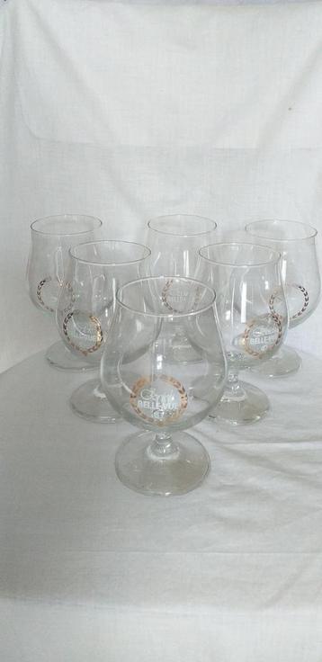 kriek Belle-vue 6 verres, Collections, Enlèvement, Utilisé