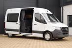 Mercedes Sprinter *DUBBELE CABINE 6 ZIT* GPS - AUTO - TREK, Auto's, Stof, 4 cilinders, 2000 kg, Wit