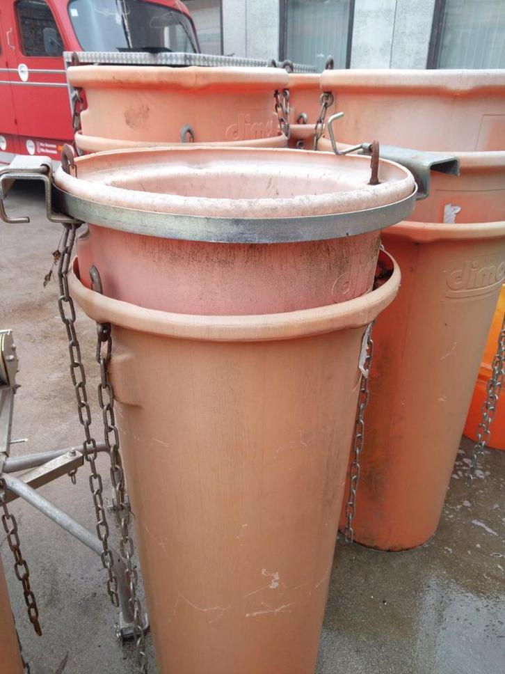 Stortkokers Dimos met takel, Doe-het-zelf en Bouw, Gereedschap | Machine-onderdelen en Toebehoren, Ophalen