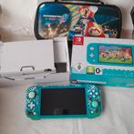 Nintendo Switch Lite blauw, Games en Spelcomputers, Ophalen of Verzenden, Turquoise, Gebruikt