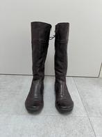 Laarzen voor dames, Brun, Enlèvement, Porté, Bottes hautes