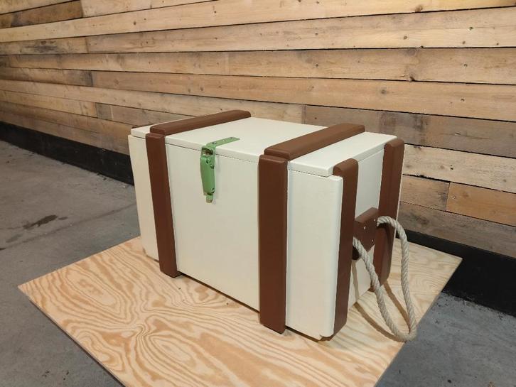 Coffre en Bois - Rénovation récente, Maison & Meubles, Accessoires pour la Maison | Coffres, Neuf, Moins de 50 cm, Moins de 50 cm