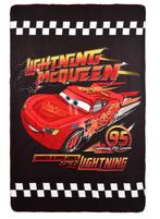Disney Cars Fleece Deken - Thunder, Zwart, Nieuw, Ophalen of Verzenden, Deken of Dekbed