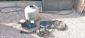Zandfilter met pomp 16m3/h, Enlèvement, Utilisé, Filtre