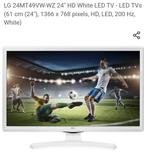 LG Led tv 24", Comme neuf, LG, Enlèvement, LED