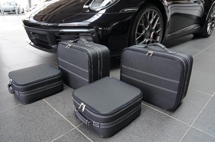 Roadsterbag lederen kofferset Porsche 911 992 Cabrio + Coupe, Auto diversen, Auto-accessoires, Nieuw, Verzenden