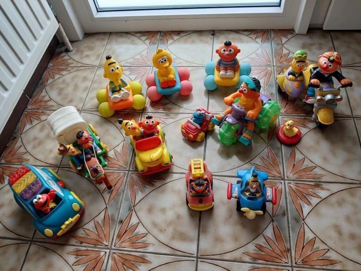 Verzameling Sesamstraatvoertuigen, Kinderen en Baby's, Speelgoed | Overig, Gebruikt, Jongen of Meisje, Ophalen