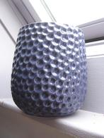 3 gehamerde keramische plantenbakken in donkere, Overige materialen, Overige kleuren, Nieuw, Ophalen of Verzenden