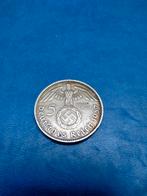 Zilveren Duitse 5 mark 1937 D, Enlèvement ou Envoi