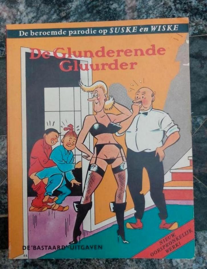Erotische Strip - Suske en Wiske - De Glunderende Gluurder, Boeken, Stripverhalen, Zo goed als nieuw, Ophalen