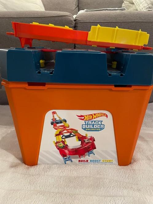 Hot Wheels track builder unlimited, Kinderen en Baby's, Speelgoed | Racebanen, Zo goed als nieuw, Racebaan, Elektrisch, Hot Wheels