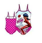 Miraculous Ladybug Zwempak Hero Roze - Mt 104 en 110 - SALE, Kinderen en Baby's, Kinderkleding | Maat 110, Disney, Meisje, Ophalen of Verzenden