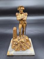 bronzen beeld van Napoleon Bonaparte verguld, Antiek en Kunst, Ophalen