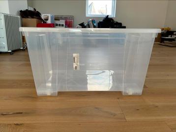 3 grote opbergdozen. 1x Ikea 130L en 2x 115L beschikbaar voor biedingen