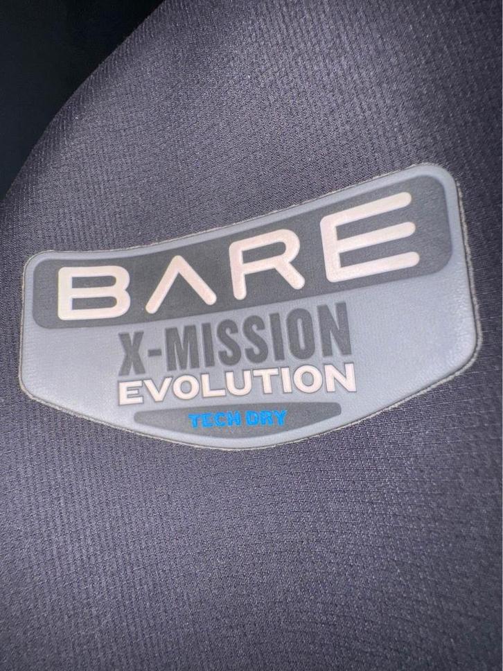 Droogpak BARE X-mission Evo, Watersport en Boten, Duiken, Zo goed als nieuw, Duikpak, Ophalen of Verzenden